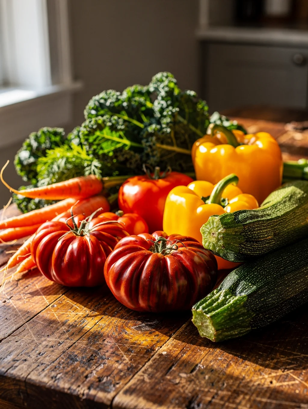 Fresh seasonal produce prepared in the Green Fork Bistro kitchen